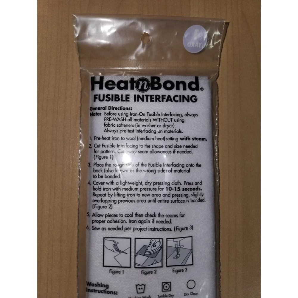 Heat'n Bond Medium-Weight Iron-On‎ Fusible Interfacing 20